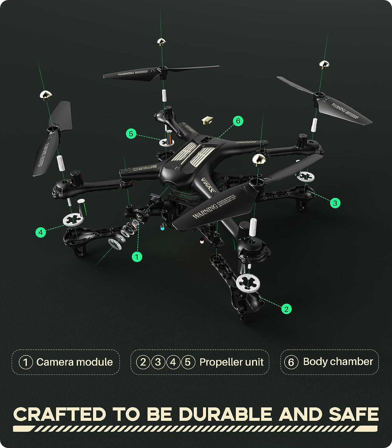Drone with Camera, X600W Foldable 1080P FPV Camera Drones for Adults Kids Remote Control Quadcopter Gift Toys for Boys Girls with Altitude Hold, Headless Mode, One Key Start, 3D Flips 2 Batteries